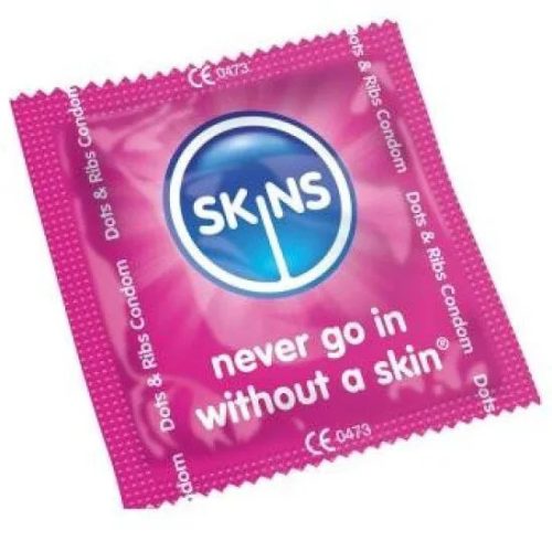 Skins- kondóm bodky a prúzky taška 500 kusov – kvalitní intimní kosmetika