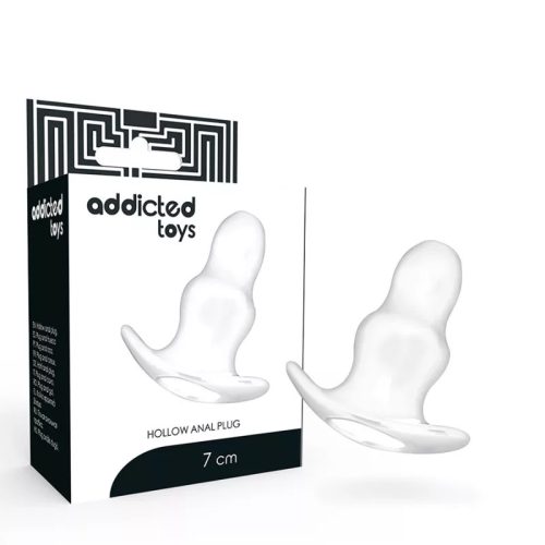 ADDICTED  MALÝ NEBO 7 CM ANÁLNÍ DIAGRAM - TRANSPARENTNÍ