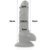 KOCK MILLER DILDO ČERNÉ 13CM