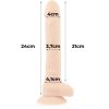 Cock miller silikonový vibrátor penis 24 cm – kvalitní intimní kosmetika