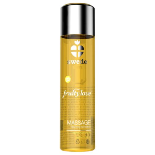 SWEDE - OVOCNÁ HŘIJÍCÍ MASÁŽNÍ OLEJ LÁSKY S MEDEM Z TROPICKÉHO OVOCE 120 ML.