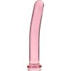NEBULA BY IBIZA - MODEL 9 DILDO BOROSILIKÁTOVÉ SKLO 15,5 X 2,5 CM RŮŽOVÉ