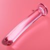 NEBULA BY IBIZA - MODEL 9 DILDO BOROSILIKÁTOVÉ SKLO 15,5 X 2,5 CM RŮŽOVÉ