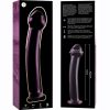 NEBULA BY IBIZA - MODEL 11 DILDO BOROSILIKÁTOVÉ SKLO 16 X 3 CM RŮŽOVÉ