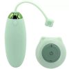 ARMONY - KITTY FUN EGG VIBRATOR DÁLKOVÉ OVLÁDÁNÍ 10 VIBRACÍ ZELENÉ