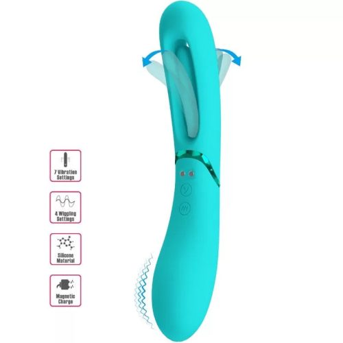 ROMANCE LEXIE – G-bodový vibrátor se 7 vibračními režimy, modrý