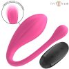 INTENSE - VIBRATOR JANICE DVOJITÁ STIMULACE 10 VIBRACÍ S RŮŽOVÝM DÁLKOVÝM OVLÁDÁNÍM