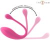 INTENSE - VIBRATOR JANICE DVOJITÁ STIMULACE 10 VIBRACÍ S RŮŽOVÝM DÁLKOVÝM OVLÁDÁNÍM