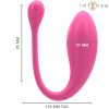 INTENSE - VIBRATOR JANICE DVOJITÁ STIMULACE 10 VIBRACÍ S RŮŽOVÝM DÁLKOVÝM OVLÁDÁNÍM