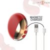Intense – vibrátor a stimulátor mariah ve tvaru u 10 vibrací červený – kvalitní intimní kosmetika