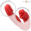 INTENSE - NATHY DVOJITÝ VIBRATOR MULTIFUNKČNÍ STIMULÁTOR S ČERVENÝMI ÚSTY