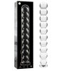 Model 22 dildo borosilikátové sklo 21,5 x 2,5 cm transparentní – kvalitní intimní kosmetika