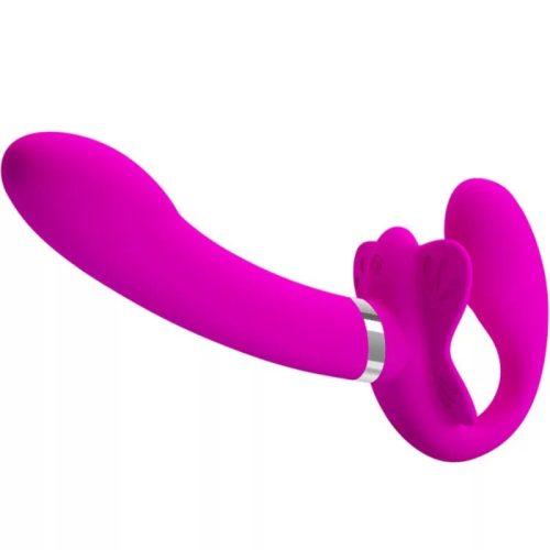 Pretty Love Valerie – dvojitý strap-on vibrátor s 12 vibračními úrovněmi